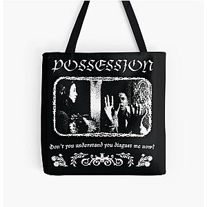 Possession 1981 film horror design floral barbed wire gothic black white All Over Print Tote Bag