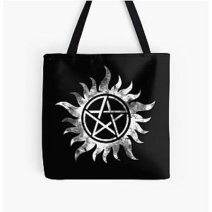 Anti-Possession (white) All Over Print Tote Bag