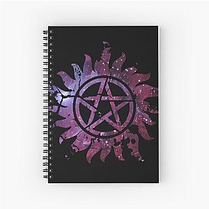 Supernatural Anti-Possession Galaxy Print Spiral Notebook