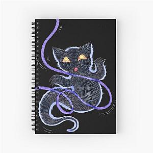 Feline Apparition: Yarn Possession Spiral Notebook