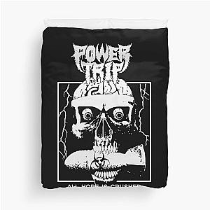 Power Trip Merch Hope Is Crushed Skull Duvet Cover