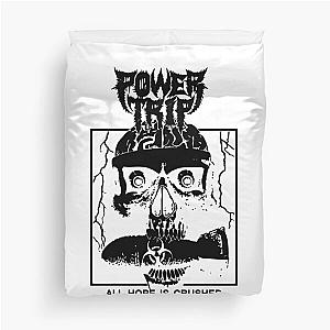 Power Trip Merch Hope Is Crushed Skull Duvet Cover