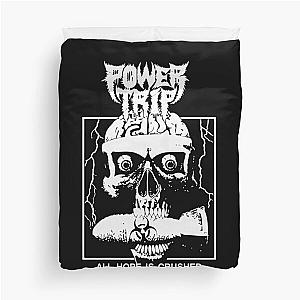 Power Trip Merch Hope Is Crushed Skull Duvet Cover