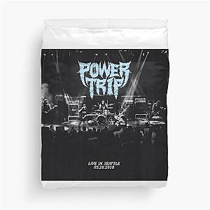 Live In Seattle Power Trip Duvet Cover