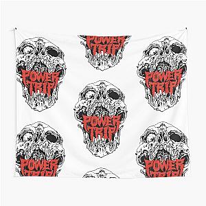 Sticker Power Trip Band Tapestry