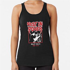 RIP Riley Gale Power Trip Resst In Power 2020 Racerback Tank Top