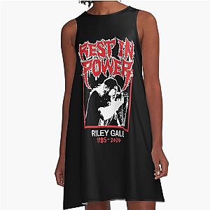 RIP Riley Gale Power Trip Resst In Power 2020 A-Line Dress