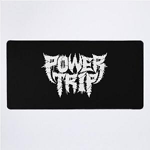 power trip merch power trip logo Desk Mat