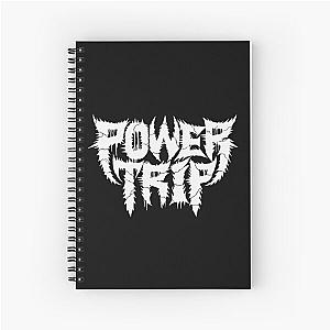 power trip merch power trip logo Spiral Notebook