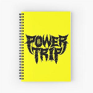 Power Trip Merch Logo Shirt Spiral Notebook