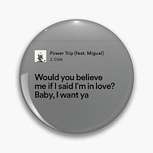 Power Trip J Cole Lyrics Pin