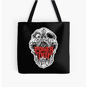 Sticker Power Trip Band All Over Print Tote Bag