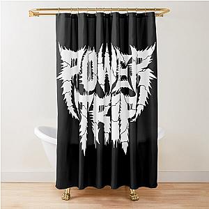 power trip merch power trip logo Shower Curtain