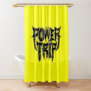 Power Trip Merch Logo Shirt Shower Curtain