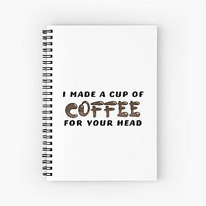 Death bed (coffee for your head) - Powfu Spiral Notebook