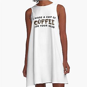 Death bed (coffee for your head) - Powfu A-Line Dress