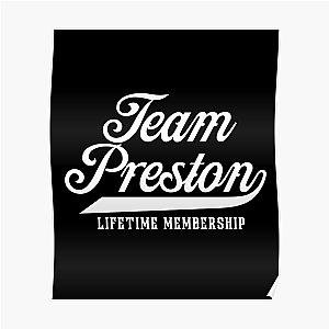 Team Preston Family Name Poster RB1207