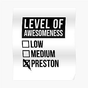 Level Of Preston Poster RB1207