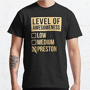 Level Of Preston in Gold Classic T-Shirt RB1207