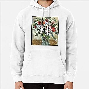 Bottlebrush and Flannel Flowers 1951 - Margaret Preston Paintings - Australian Art Pullover Hoodie RB1207