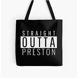 Straight Outta Preston Lancashire  All Over Print Tote Bag RB1207