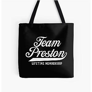 Team Preston Family Name All Over Print Tote Bag RB1207