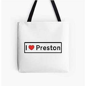 I Love Preston! All Over Print Tote Bag RB1207