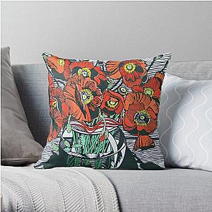 Margaret preston Beautiful orange flowers Throw Pillow RB1207