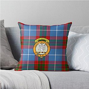 Preston Scottish Tartan and Crest Throw Pillow RB1207