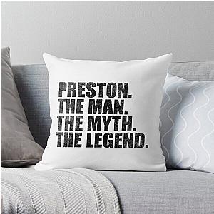 Preston Name Preston The Man The Myth The legend Throw Pillow RB1207