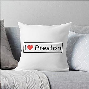 I Love Preston! Throw Pillow RB1207