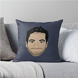 Gary Preston pillow face Throw Pillow RB1207