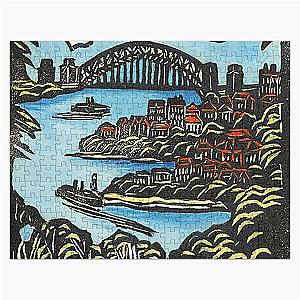 view on bridge  by Margaret Preston Jigsaw Puzzle RB1207