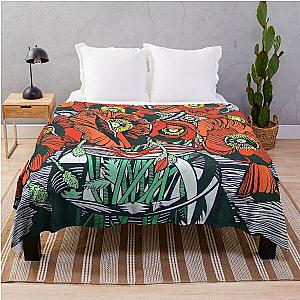 Margaret preston Beautiful orange flowers Throw Blanket RB1207