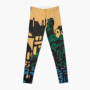 Margaret Preston Wooden Bridge 1925 Leggings RB1207