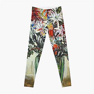 Bottlebrush and Flannel Flowers 1951 - Margaret Preston Paintings - Australian Art Leggings RB1207