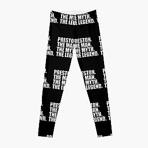 Preston Name Preston The Man The Myth The legend Leggings RB1207