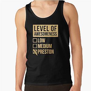 Level Of Preston in Gold Tank Top RB1207