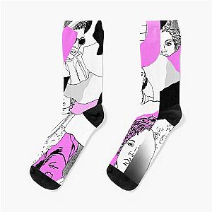 Pretty In Pink - Digital Illustration Based On 80's Movie Socks