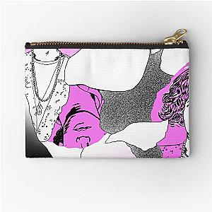 Pretty In Pink - Digital Illustration Based On 80's Movie Zipper Pouch