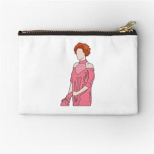 Pretty in Pink Prom Scene silhouette Zipper Pouch