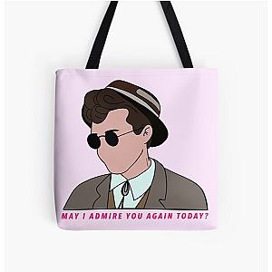 Duckie Dale - Pretty in Pink All Over Print Tote Bag