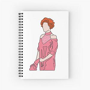 Pretty in Pink Prom Scene silhouette Spiral Notebook