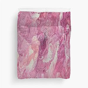 Pretty in Pink Abstract Flower Duvet Cover