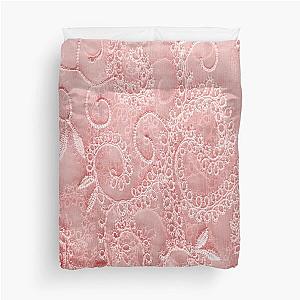 Lovely Lace Pretty in Pink Duvet Cover