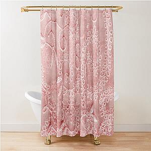 Lovely Lace Pretty in Pink Shower Curtain