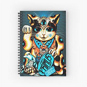 primus art - LUCKY CAT  Spiral Notebook