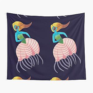 Jellyfish Princess Tapestry