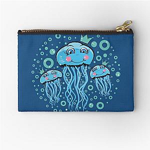 Jellyfish Princess Smiling Zipper Pouch