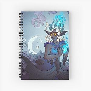 Lunar Jellyfish Mermaid Princess Spiral Notebook